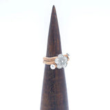 Flower pendant on Adjustable Cork Ring on a display