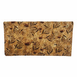 Birds in bushes on checkbook cover front on white background. By Texas Cork Company