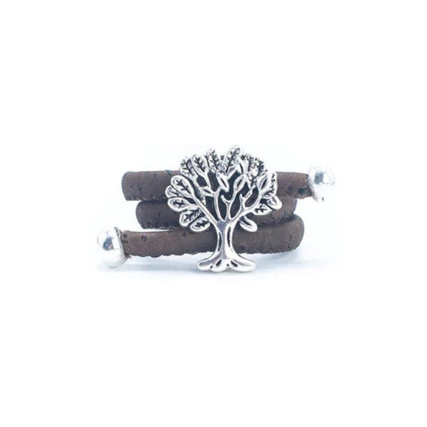 Brown Cork Ring - Tree pendant from Texas Cork Company