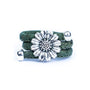 Green chrysanthemum cork ring from Texas Cork Co