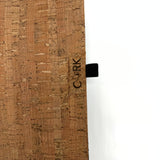 Close-up  pen holder of Cork Leather Notebook Cover - Small Refillable Notebook