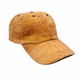 Front side view of premium Lone Star cork baseball cap in Natural