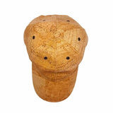 Top view of natural cork baseball cap