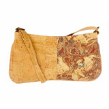 Front view of Savannah Baguette with Cameleon color on the right panel and Natural on the left.