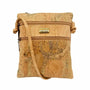 Charleston Cork Triple Zip Crossbody Bag front in Bright