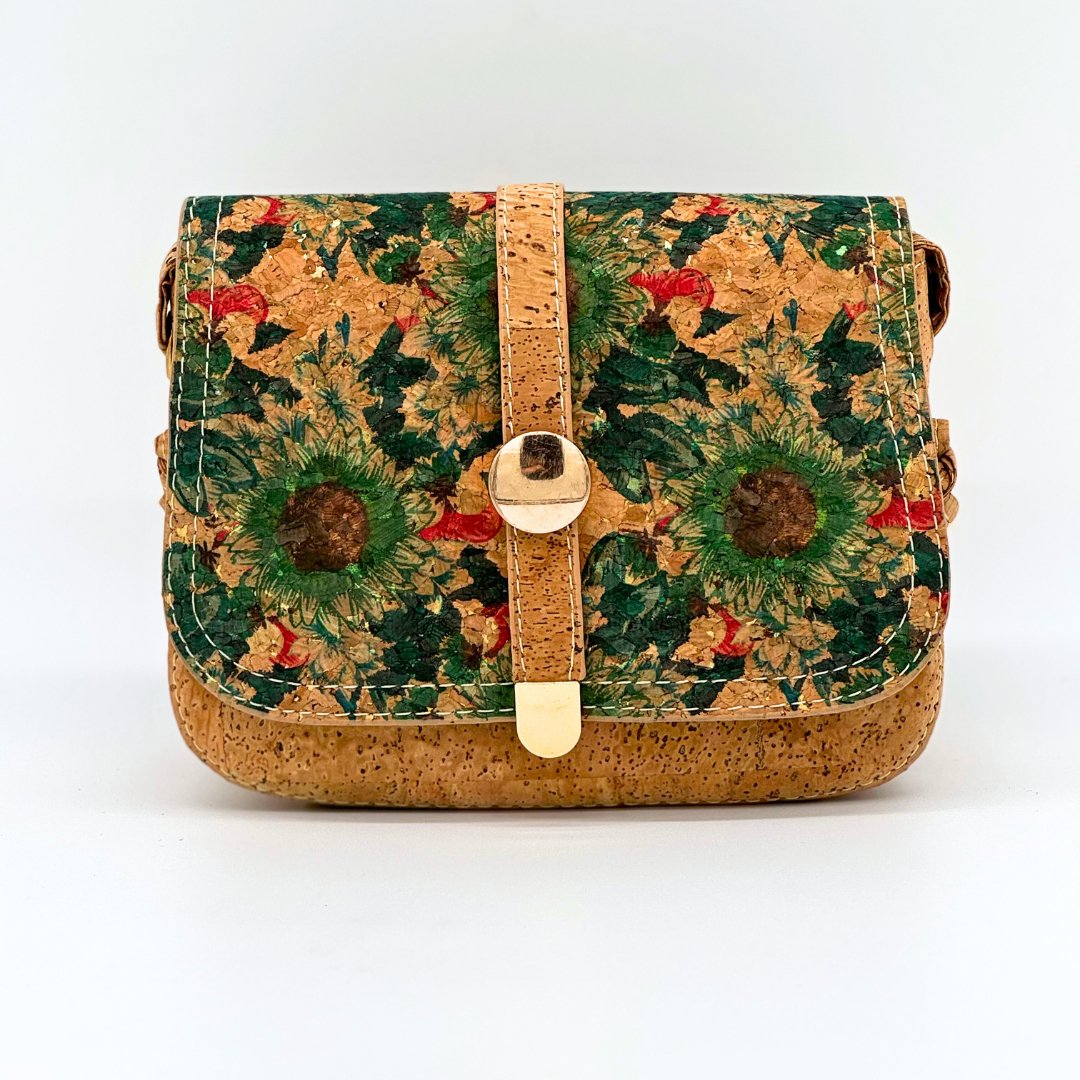 Petite Vintage Charm Cork Crossbody Bag Texas Cork Company