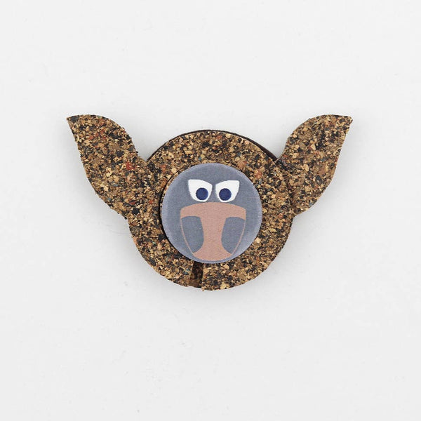 Cork Wine Bottle Drip Stop & Magnet -donkey face - Texas Cork Company