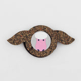 Cork Wine Bottle Drip Stop & Magnet -sheep face- Texas Cork Company