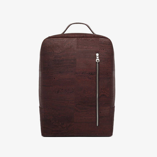 Large Backpack Brown Cork front view -4010.02-BR37 - Texas Cork Company
