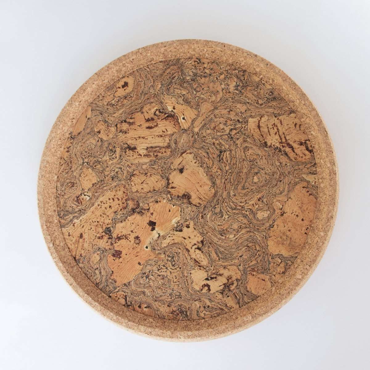 Natural Cork Round Tray -IG-ROU-TRY - Texas Cork Company