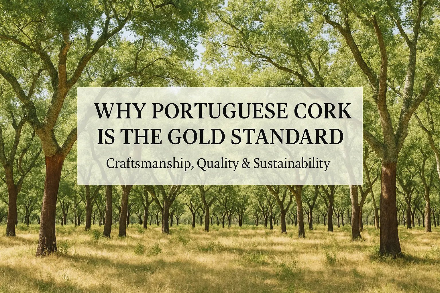 Cork forest not yet harvested.