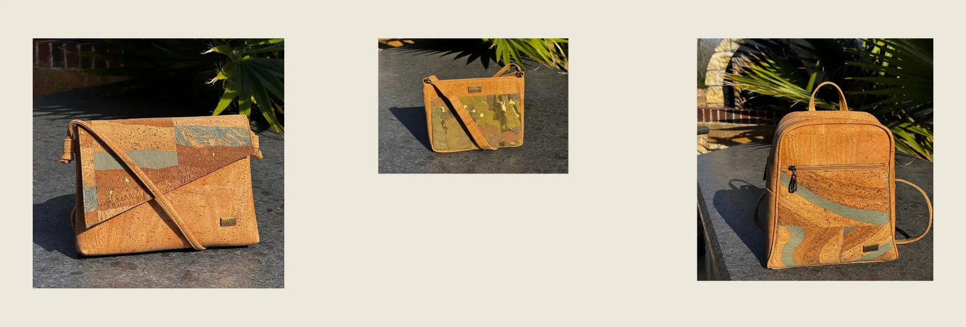  Atlanta, Lexington, and Ridgeway cork bags from Texas Cork Company