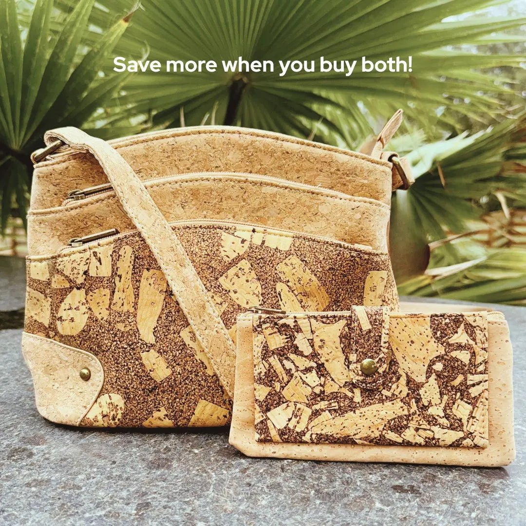 Arlington Three-Line Zipper Bag with matching Tacoma Slim Wallet