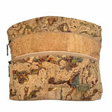 Dallas cork organizer purse front in Roots by Texas Cork Company