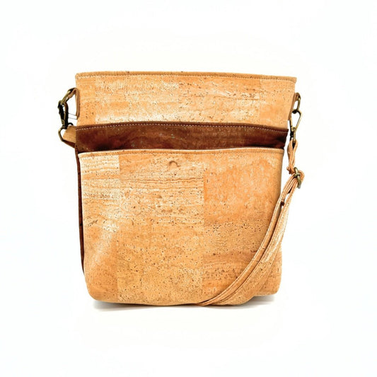 Cork Leather Concealed Carry Crossbody Purse