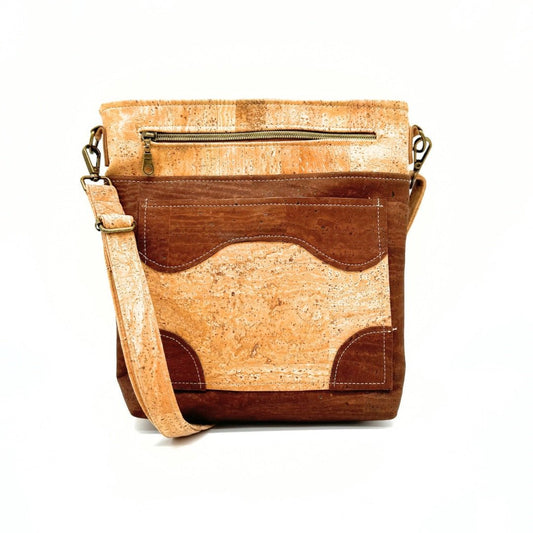 Cork Leather Concealed Carry Crossbody Purse