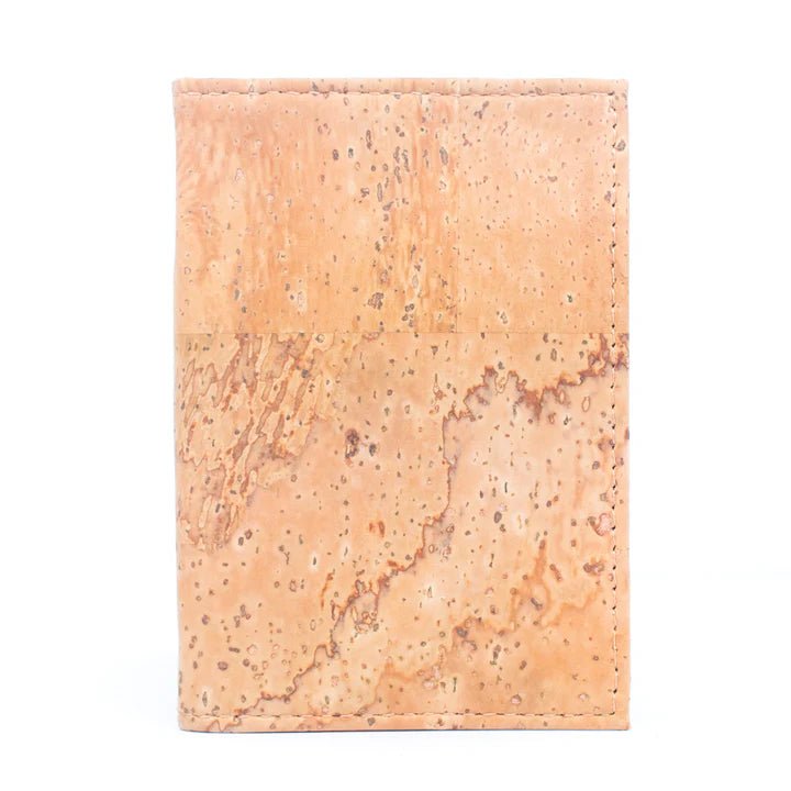 Classic Cork Card Wallet | BAGP-212-A | Brown | Front View | Texas Cork Company