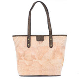 Front view of Kona Cork Tote Bag on a white background