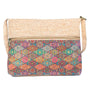 Front of Traditonal Natural Cork Women’s Crossbody from Texas Cork Company