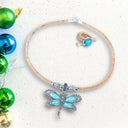  Dragonfly Necklace & Turquoise Ring
