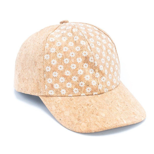 Aggregate Cork Baseball Hat Daisy print - Texas Cork Company