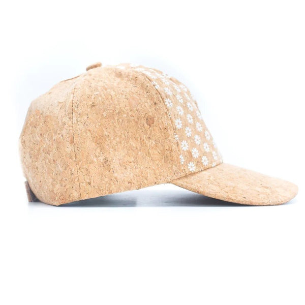 Aggregate Cork Baseball Hat side view - Texas Cork Company