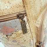 Akron Large Cork Backpack closeup