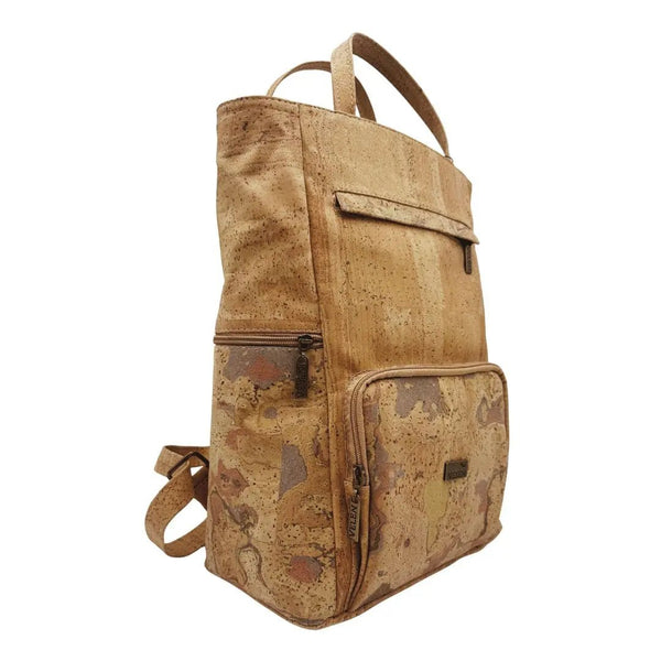 Akron Large Cork Backpack side