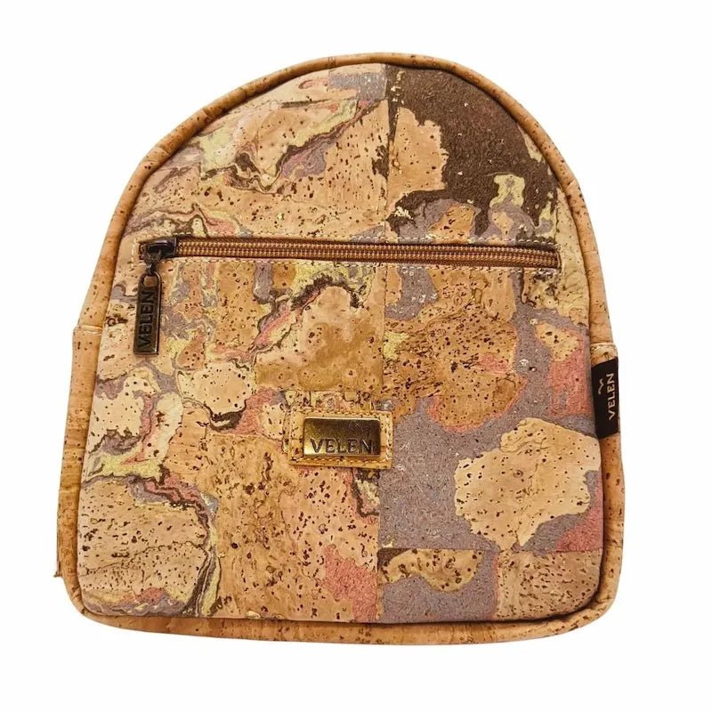 Front view of Aspen Mini Backpack Purse in Flamingo