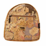 Front view of Aspen Mini Backpack Purse in Flamingo