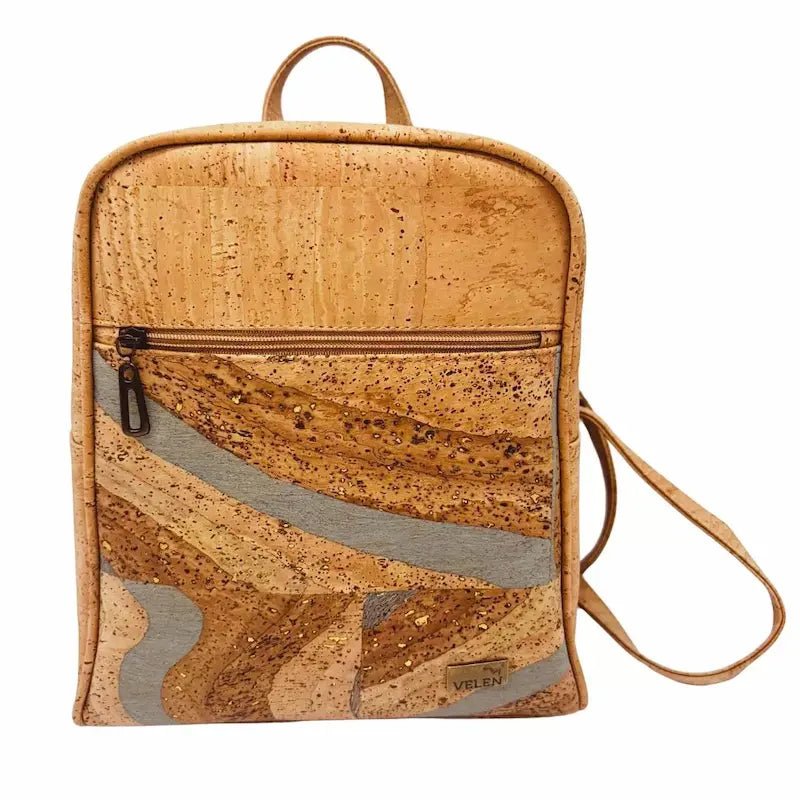 The Ridgeway Backpack front view in Earth Sea