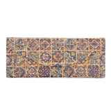 Front of blue tiles glasses case