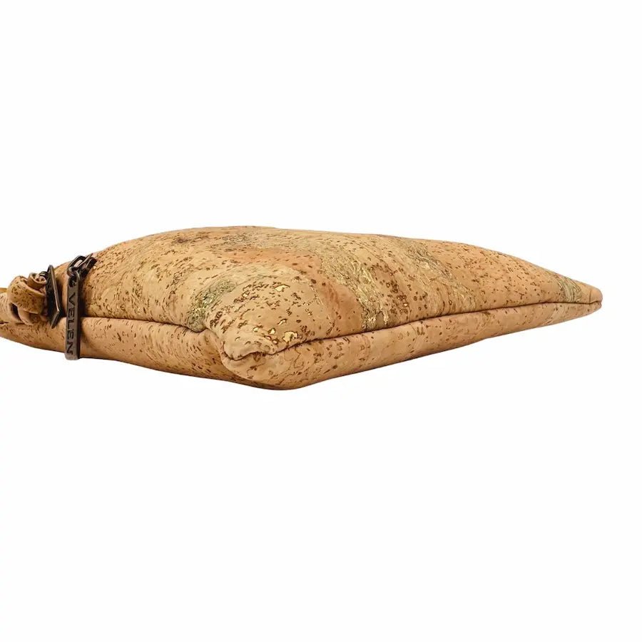 Bottom view of Charleston Cork Triple Zip Crossbody Bag