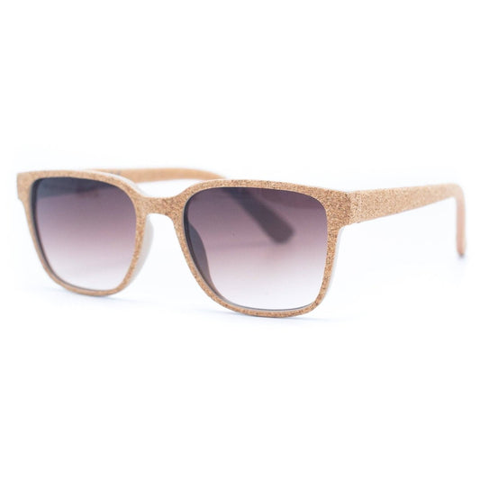 Cork Rimmed UV Protective Sunglasses -brown lenses from Texas Cork Company