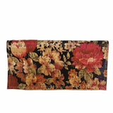 Floral checkbook cover front on white background. By Texas Cork Company