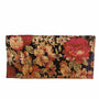 Floral checkbook cover front on white background. By Texas Cork Company