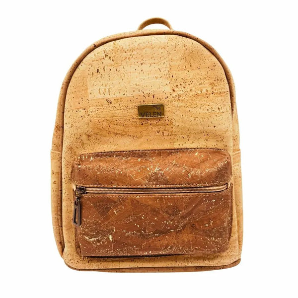 Cheyenne Cork backpack on a white background  - front view