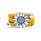 Yellow Chrysanthemum colored cork ring from Texas Cork Company