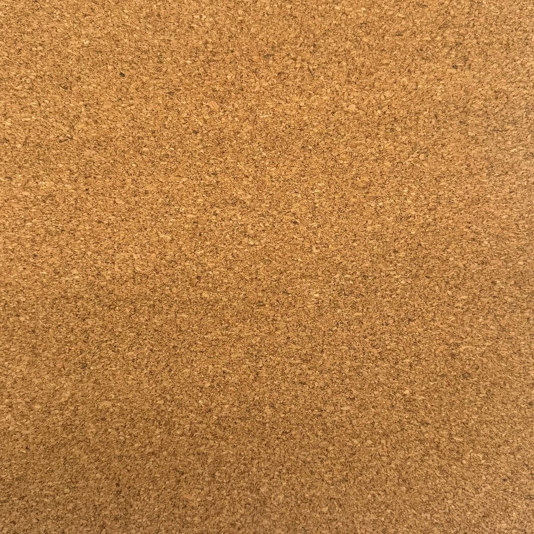 close up of back side of chunky cork placemat by Texas Cork Company