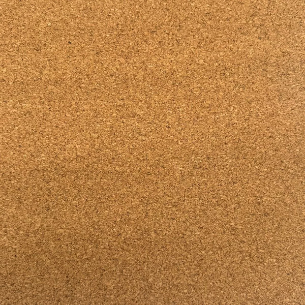 Close up of back side of chunky cork placemat