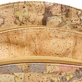 Close up of Dallas Triple Zip Cork Crossbody