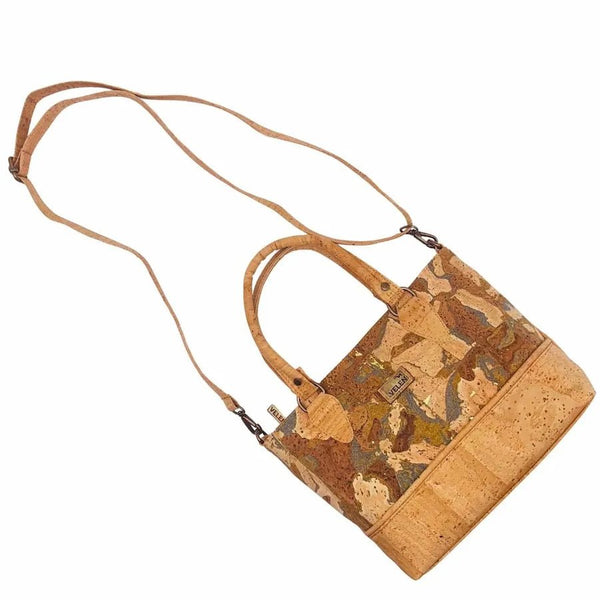 Crossbody strap on Napa Luxe  Convertible Handbag 