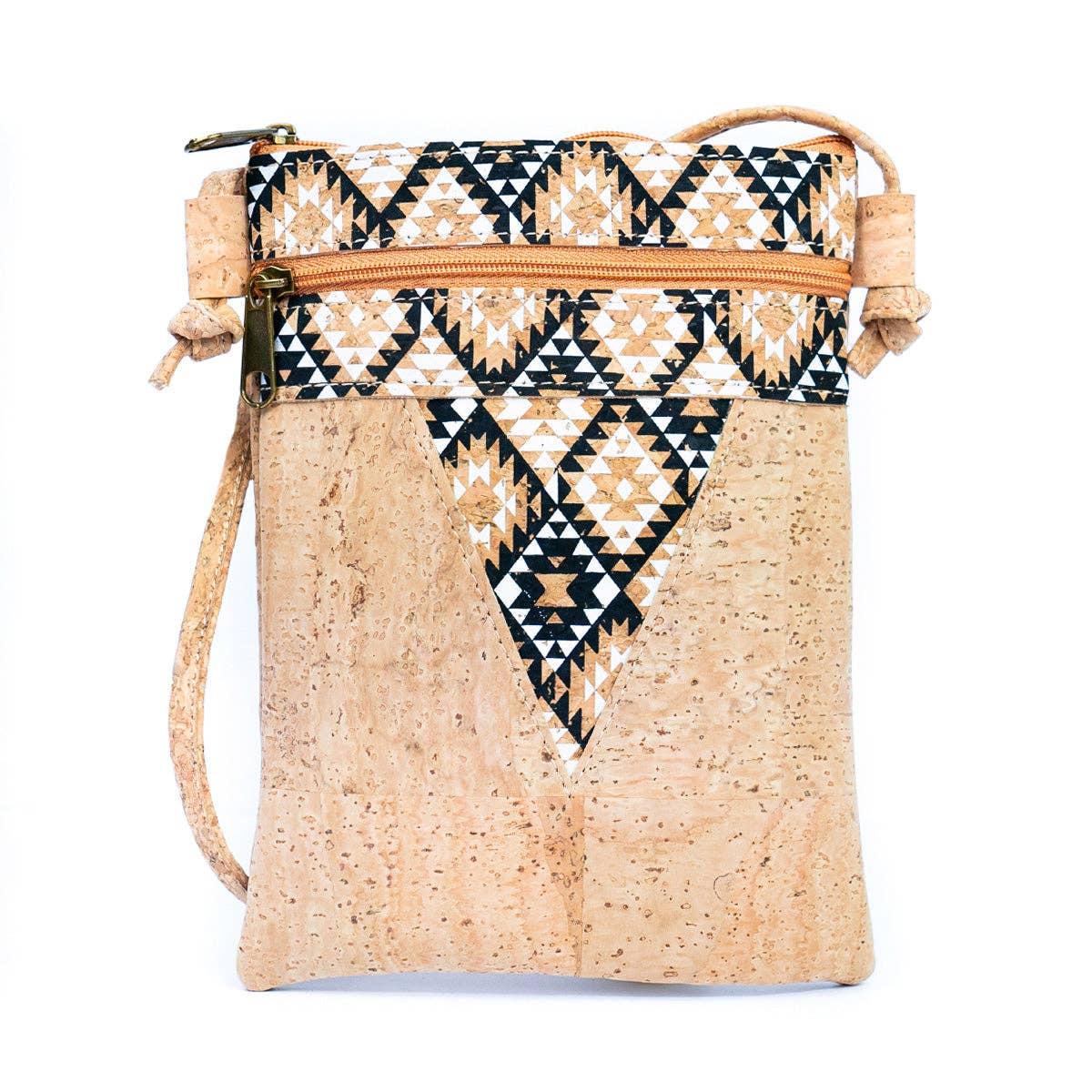 Conway Game Day Cell Phone crossbody bag front in Aztec on a white background