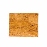 Back of Santa Fe cork billfold in natural