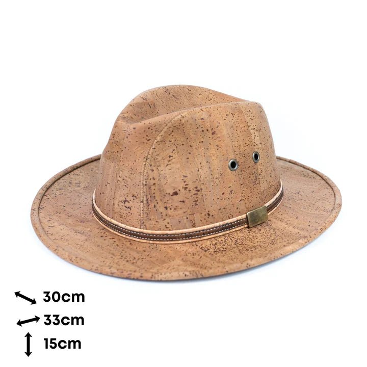 Dimensions of Tobacco Cork Cowboy Hat from Texas Cork Company