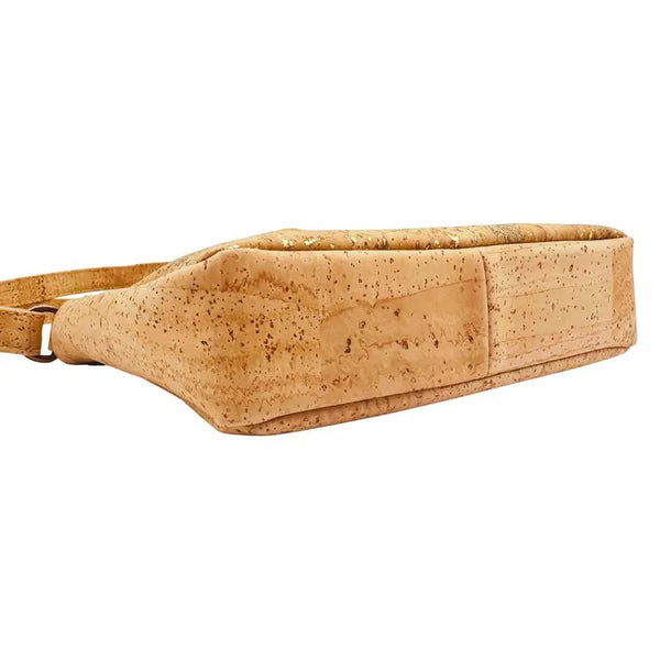 Lexington cork crossbody with front slip pocket - bottom