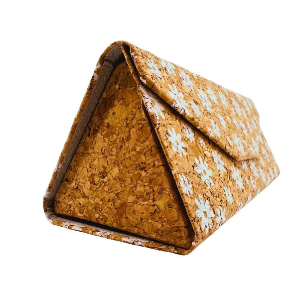 Side and front of Cork Eyewear Case