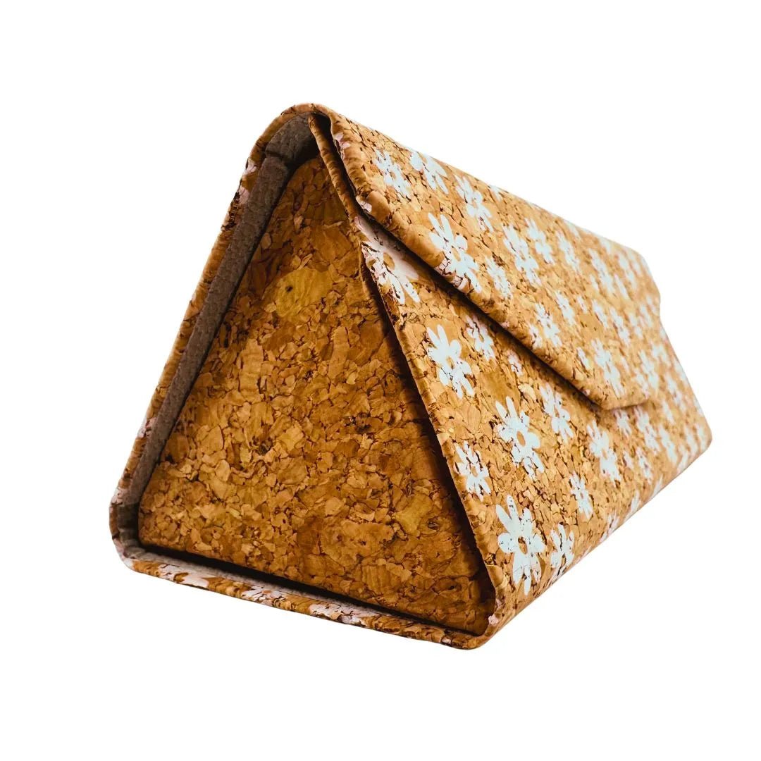 Side and front of Cork Eyewear Case