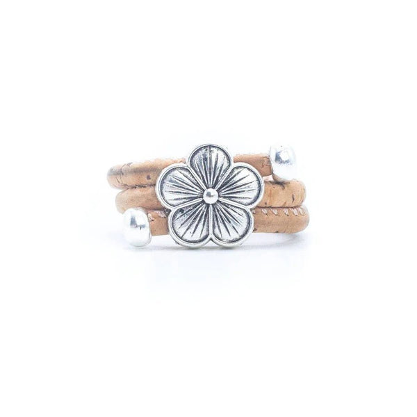 Cork ing with daisy charm.