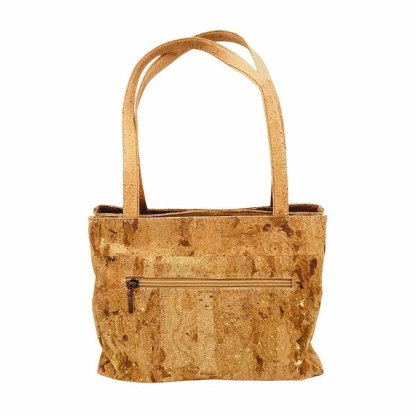 Miami Cork Shoulder bag back in Gold and Natural